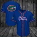 Blue NCAA Florida Gators Baseball Jersey Mascot Logo Gift For Coaches Baseball Blue NCAA Florida Gators Baseball Jersey Mascot Logo Gift For Coaches Baseball