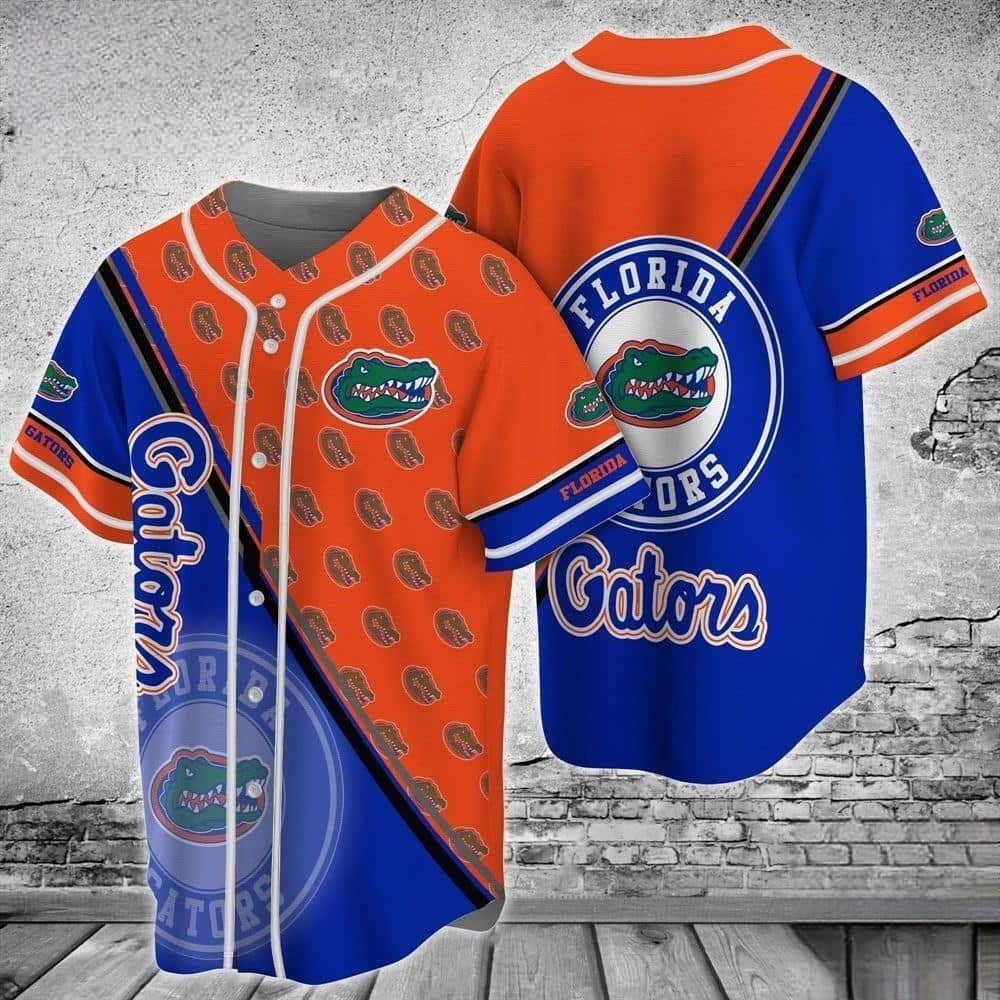 Red And Blue NCAA Florida Gators Baseball Jersey Baseball Coach Gift