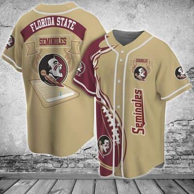Classic NCAA Florida State Seminoles Baseball Jersey Gift For Fans Classic NCAA Florida State Seminoles Baseball Jersey Gift For Fans