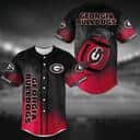 Black And Red NCAA Georgia Bulldogs Baseball Jersey Grenade Gift For Fans Black And Red NCAA Georgia Bulldogs Baseball Jersey Grenade Gift For Fans