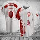 White NCAA Indiana Hoosiers Baseball Jersey Ball In Fire Gift For New Dad White NCAA Indiana Hoosiers Baseball Jersey Ball In Fire Gift For New Dad