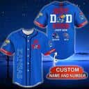 Blue Personalized NCAA Kansas Jayhawks Baseball Jersey Best Dad Ever Just Ask Gift For Sports Lovers Blue Personalized NCAA Kansas Jayhawks Baseball Jersey Best Dad Ever Just Ask Gift For Sports Lovers