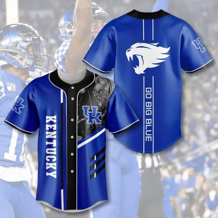 NCAA Kentucky Wildcats Baseball Jersey Go Big Blue Gift For Sports Lovers