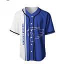 White And Blue NCAA Kentucky Wildcats Baseball Jersey Gift For Dad White And Blue NCAA Kentucky Wildcats Baseball Jersey Gift For Dad