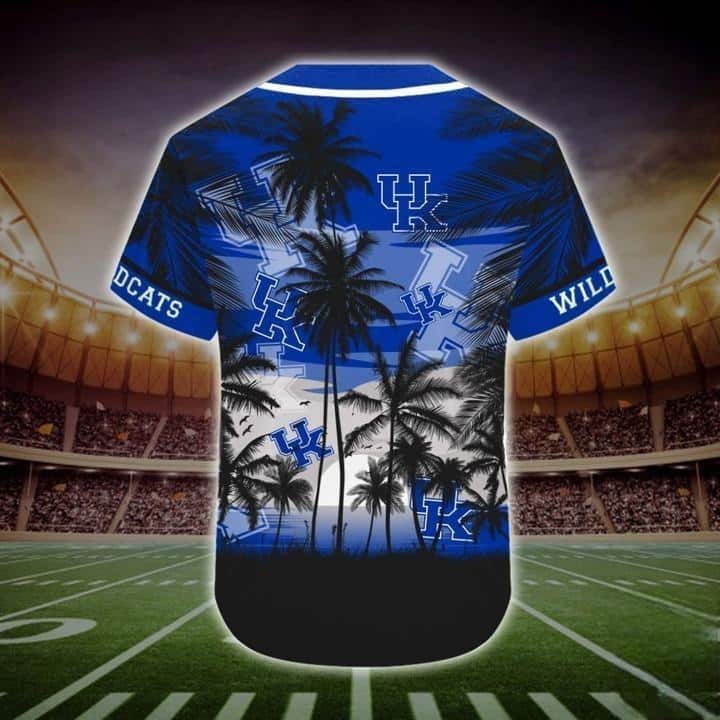 Vintage NCAA Kentucky Wildcats Baseball Jersey Palm Trees Gift For Beach Lovers Vintage NCAA Kentucky Wildcats Baseball Jersey Palm Trees Gift For Beach Lovers