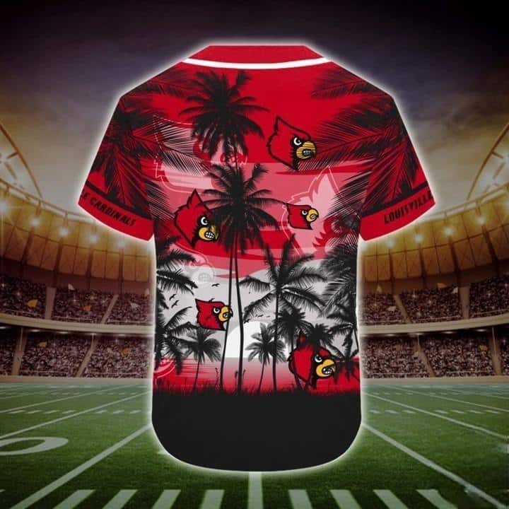 Vintage NCAA Louisville Cardinals Baseball Jersey Palm Tree And Mascot Logo Gift For Sport Dad Vintage NCAA Louisville Cardinals Baseball Jersey Palm Tree And Mascot Logo Gift For Sport Dad