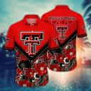 Floral Aloha NCAA Texas Tech Hawaiian Shirt Cool Gift For Dad Floral Aloha NCAA Texas Tech Hawaiian Shirt Cool Gift For Dad