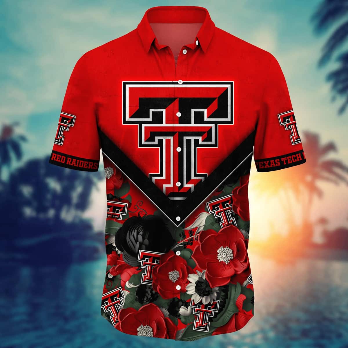 Floral Aloha NCAA Texas Tech Hawaiian Shirt Cool Gift For Dad Floral Aloha NCAA Texas Tech Hawaiian Shirt Cool Gift For Dad