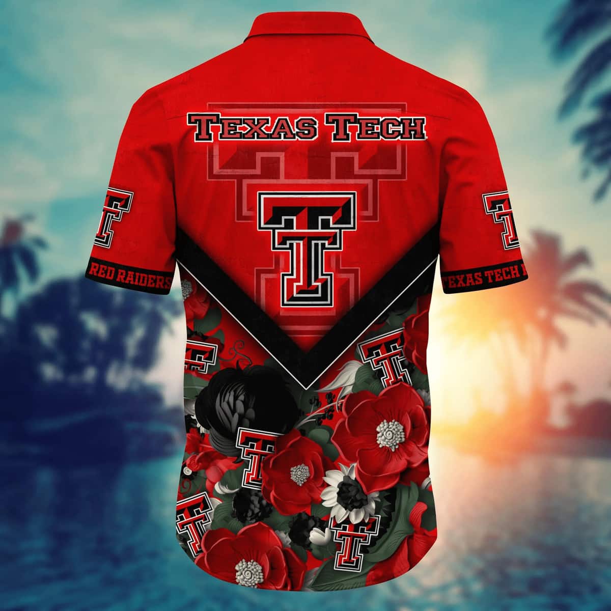 Floral Aloha NCAA Texas Tech Hawaiian Shirt Cool Gift For Dad Floral Aloha NCAA Texas Tech Hawaiian Shirt Cool Gift For Dad