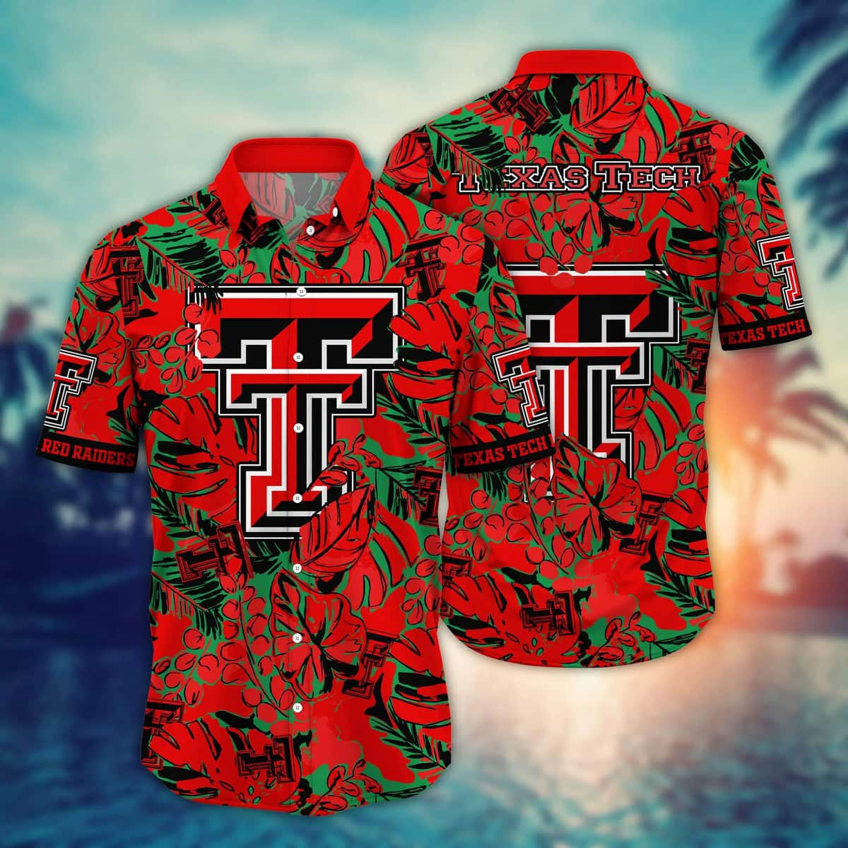 Summer Aloha NCAA Texas Tech Hawaiian Shirt Best Gift For Grandpa