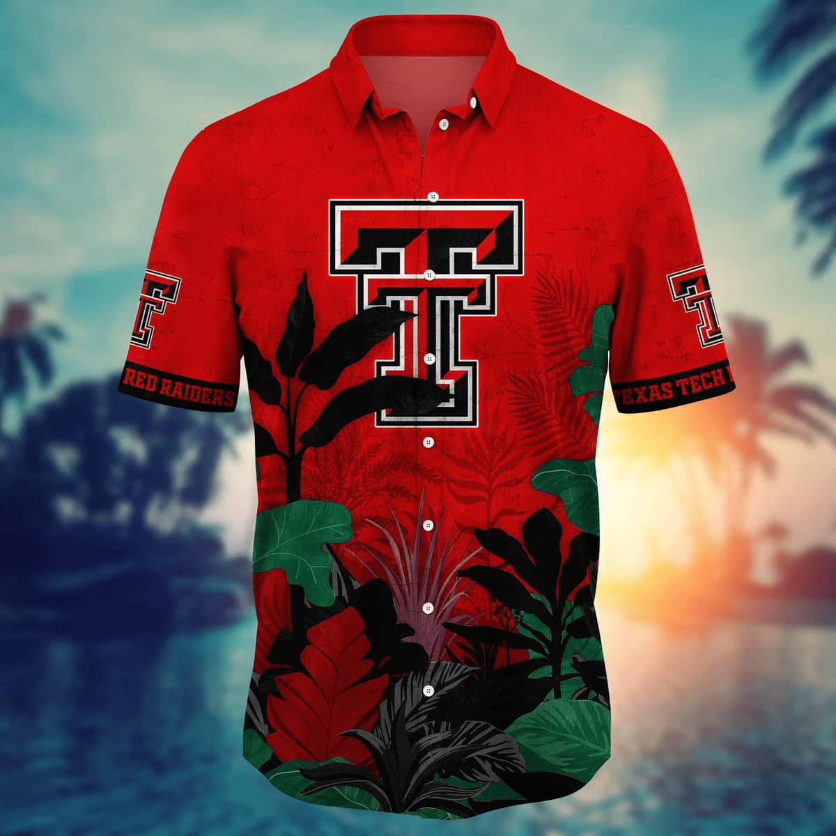 Floral Aloha NCAA Texas Tech Hawaiian Shirt Practical Beach Gift For Cool Dad Floral Aloha NCAA Texas Tech Hawaiian Shirt Practical Beach Gift For Cool Dad