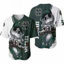 White And Green NCAA Notre Dame Baseball Jersey Jack Skellington And Zero Gift For Halloween White And Green NCAA Notre Dame Baseball Jersey Jack Skellington And Zero Gift For Halloween
