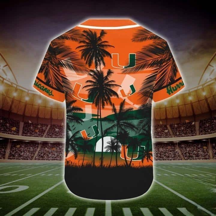 Vintage NCAA Miami Hurricanes Baseball Jersey Palm Tree Gift For Dad Vintage NCAA Miami Hurricanes Baseball Jersey Palm Tree Gift For Dad