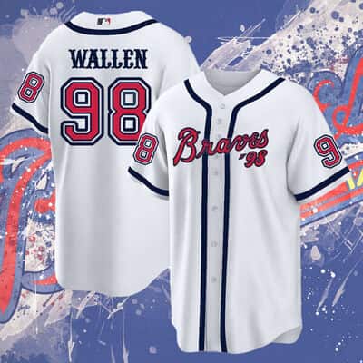 Basic MLB Atlanta Braves Baseball Jersey Wallen Gift For Baseball Lovers