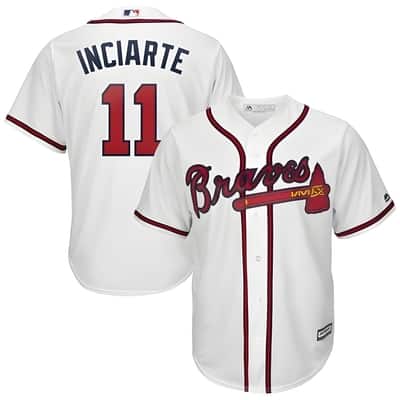 Basic MLB Atlanta Braves Baseball Jersey Inciarte Gift For Dad From Daughter Basic MLB Atlanta Braves Baseball Jersey Inciarte Gift For Dad From Daughter