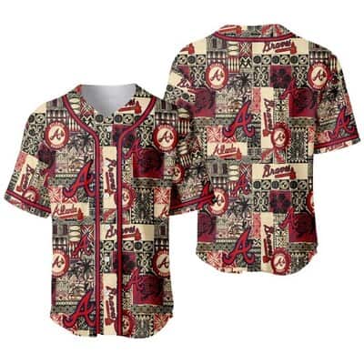 Vintage MLB Atlanta Braves Baseball Jersey Gift For Sports Dad Vintage MLB Atlanta Braves Baseball Jersey Gift For Sports Dad