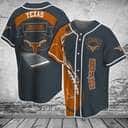 Awesome NCAA Texas Longhorns Baseball Jersey Flaming Ball Gift For Son From Dad Awesome NCAA Texas Longhorns Baseball Jersey Flaming Ball Gift For Son From Dad
