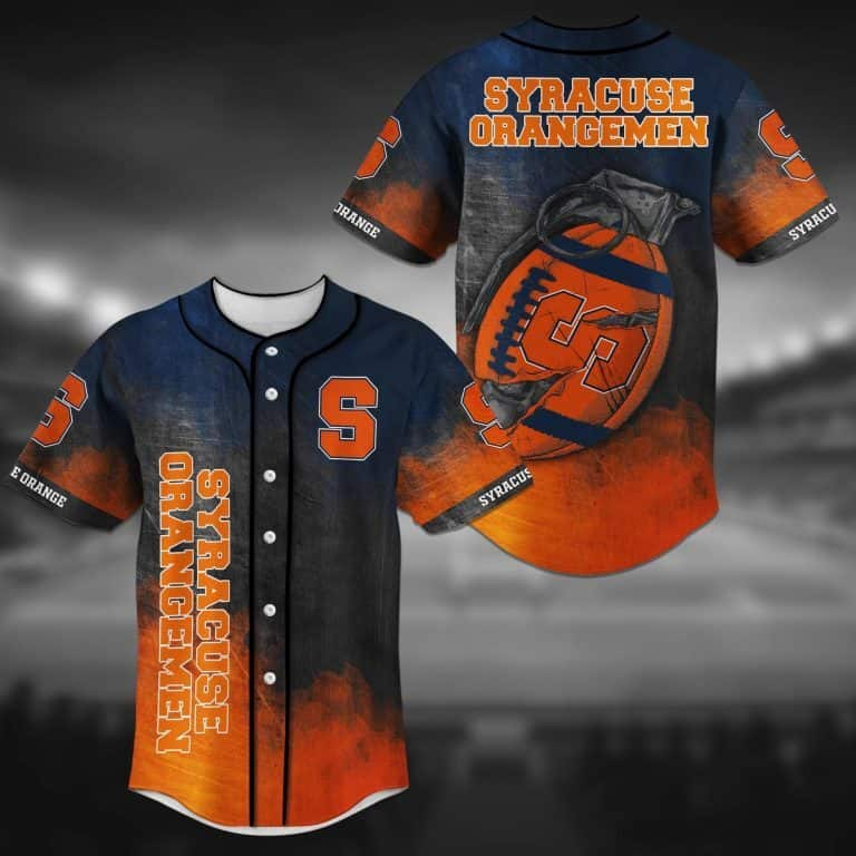 Awesome NCAA Syracuse Baseball Jersey Grenade Gift For Boyfriend