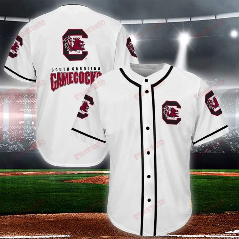 Basic NCAA South Carolina Gamecocks Baseball Jersey Logo Team Gift For Sport Dad