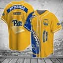 Yellow NCAA Pitt Panthers Baseball Jersey Flaming Ball Gift For Father-In-Law Yellow NCAA Pitt Panthers Baseball Jersey Flaming Ball Gift For Father-In-Law