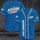 Blue Keystone Light Baseball Jersey Gift For Beer Lovers Blue Keystone Light Baseball Jersey Gift For Beer Lovers