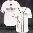 White Macallan Baseball Jersey Highland Single Malt Scotch Whisky Gift For Friends White Macallan Baseball Jersey Highland Single Malt Scotch Whisky Gift For Friends
