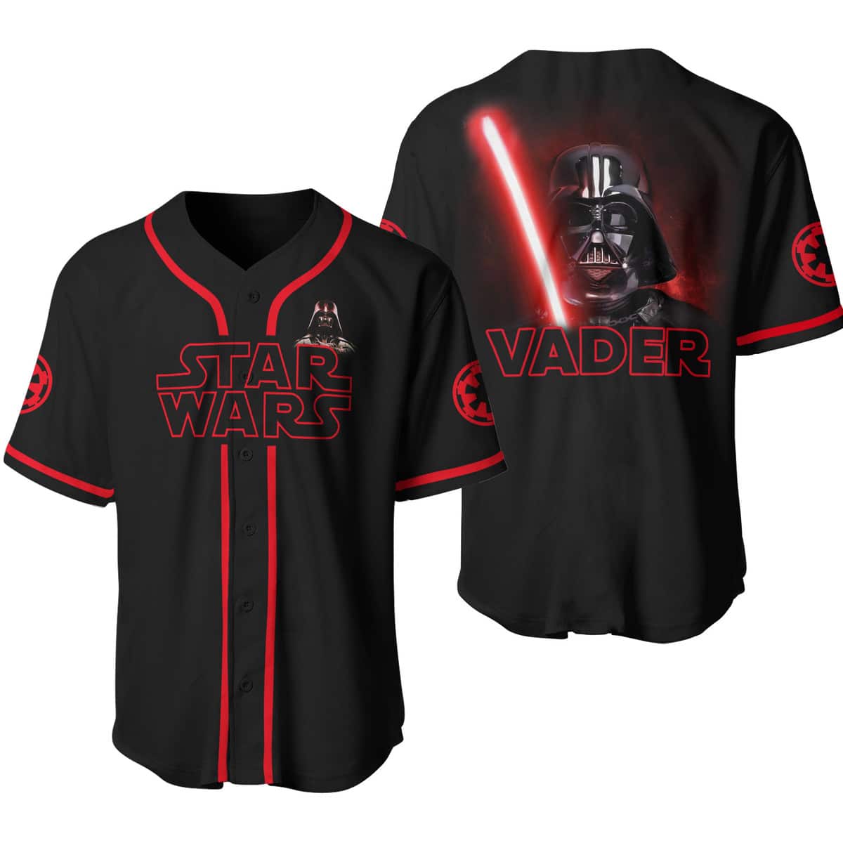 Black Star Wars Darth Vader Baseball Jersey Gift For Sporty Husband Black Star Wars Darth Vader Baseball Jersey Gift For Sporty Husband