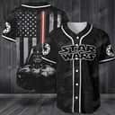 Black Star Wars Darth Vader Baseball Jersey American Flag Gift For Friends