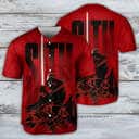 Red Darth Vader Baseball Jersey Sith Star Wars Birthday Gift Red Darth Vader Baseball Jersey Sith Star Wars Birthday Gift
