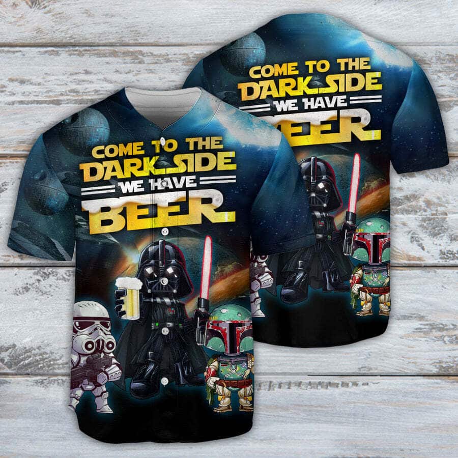Awesome Darth Vader Baseball Jersey Stormtrooper Boba Fett Come To The Dark Side We Have Beer Gift For Boyfriend Awesome Darth Vader Baseball Jersey Stormtrooper Boba Fett Come To The Dark Side We Have Beer Gift For Boyfriend