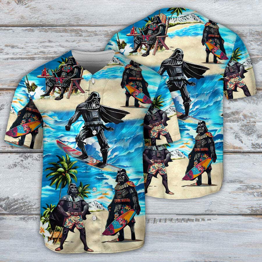 Trending Darth Vader Baseball Jersey Surfing Funny Gift For Star Wars Fans Trending Darth Vader Baseball Jersey Surfing Funny Gift For Star Wars Fans