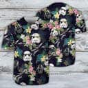 Cool Darth Vader Baseball Jersey Stormtrooper Helmet Tropical Flower Gift For Star Wars Fans