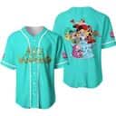 Turquoise Disney Baseball Jersey Alice Wonderland Gift For Daughter Turquoise Disney Baseball Jersey Alice Wonderland Gift For Daughter