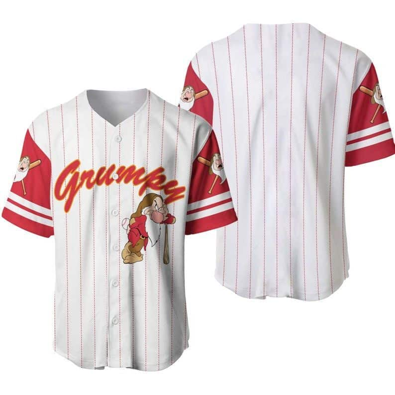 Basic Disney Baseball Jersey Grumpy Gift For Friends