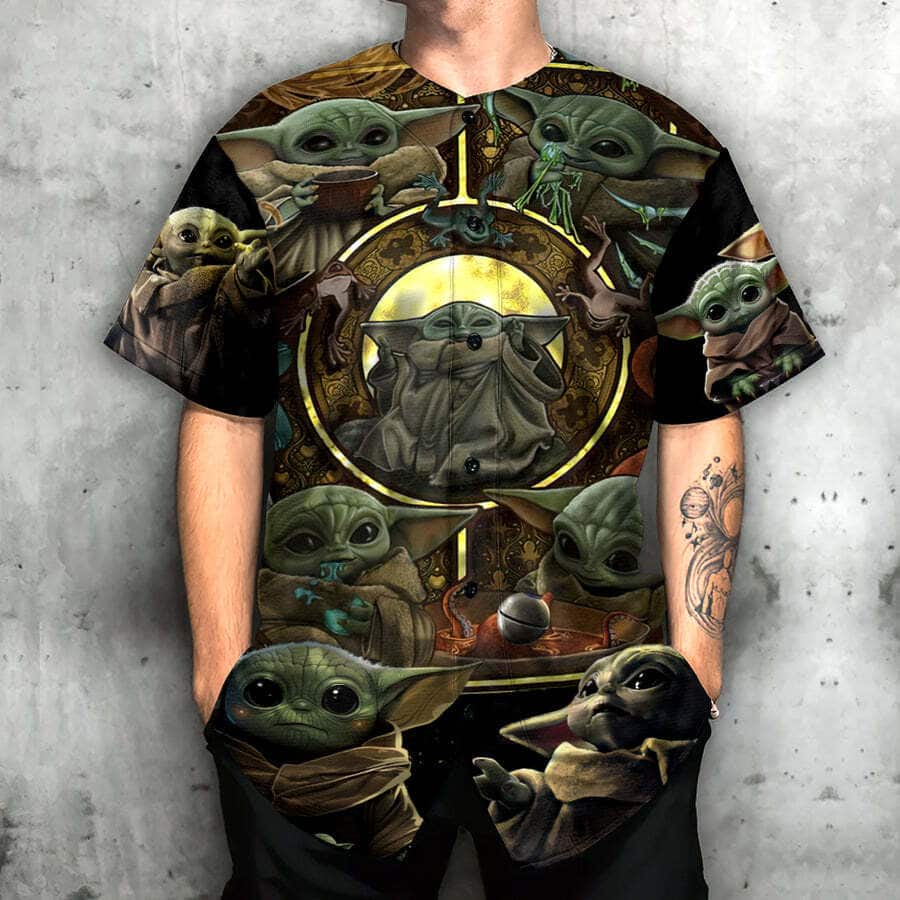 Awesome Baby Yoda Baseball Jersey Star Wars In Your Area Gift For Sport Lovers Awesome Baby Yoda Baseball Jersey Star Wars In Your Area Gift For Sport Lovers