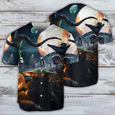 Halloween Baby Yoda Baseball Jersey Stormtrooper Gift For Star Wars Lovers
