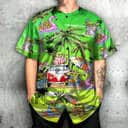 Cool Baby Yoda Baseball Jersey At The Beach Gift For Star Wars Fans Cool Baby Yoda Baseball Jersey At The Beach Gift For Star Wars Fans