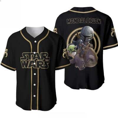 Black Boba Fett Baseball Jersey Baby Yoda Rancor Star Wars The Mandalorian Gift For Friendship Black Boba Fett Baseball Jersey Baby Yoda Rancor Star Wars The Mandalorian Gift For Friendship