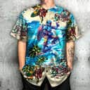 Boba Fett Baseball Jersey Surfing Funny Gift For Star Wars Fans