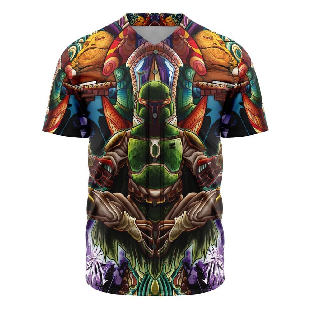 Special Trippy Boba Fett Baseball Jersey Star Wars Gift For Best Friend