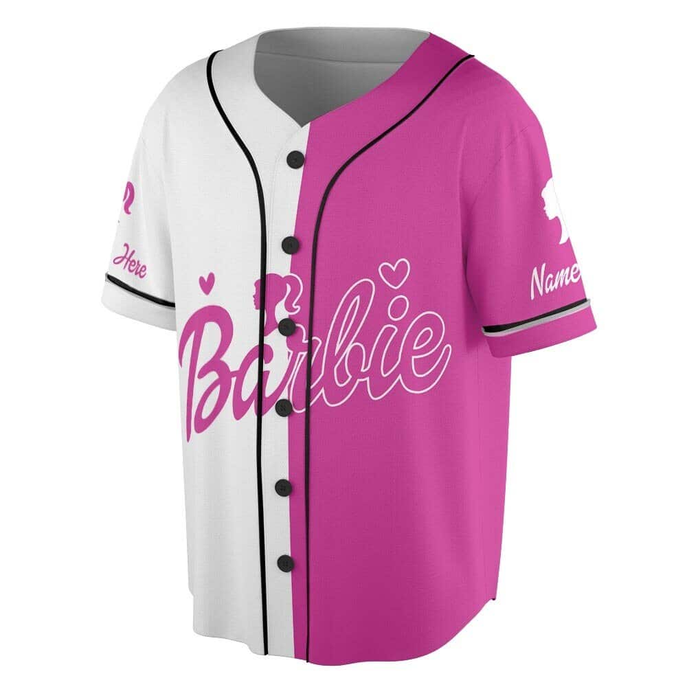 Custom Name Barbie Baseball Jersey Come On Let's Go Party Gift For Friends Custom Name Barbie Baseball Jersey Come On Let's Go Party Gift For Friends