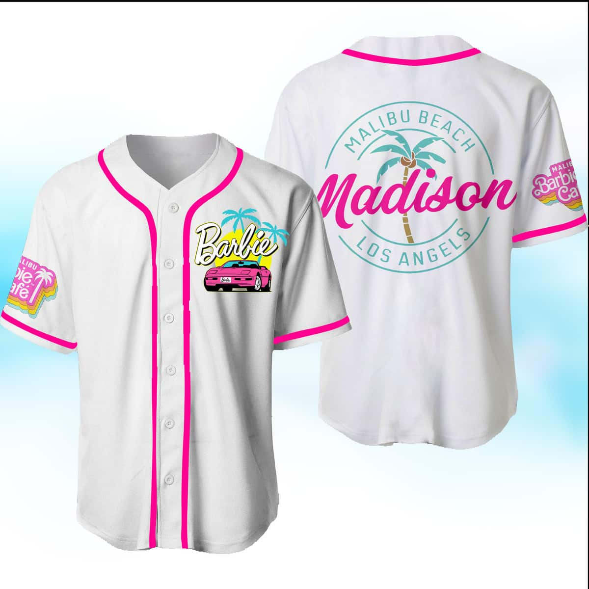 Barbie Baseball Jersey Malibu Beach Los Angeles Gift For Best Friends