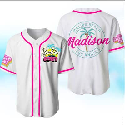 Barbie Baseball Jersey Malibu Beach Los Angeles Gift For Best Friends Barbie Baseball Jersey Malibu Beach Los Angeles Gift For Best Friends