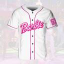 White Barbie Baseball Jersey Come On Let's Go Party Gift For Friends White Barbie Baseball Jersey Come On Let's Go Party Gift For Friends