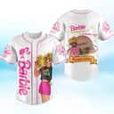 White Barbie Baseball Jersey Birthday Party Barbie Land Gift For Fans White Barbie Baseball Jersey Birthday Party Barbie Land Gift For Fans
