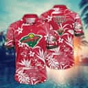 NHL Minnesota Wild Hawaiian Shirt Tropical Forest Gift For Beach Lovers NHL Minnesota Wild Hawaiian Shirt Tropical Forest Gift For Beach Lovers