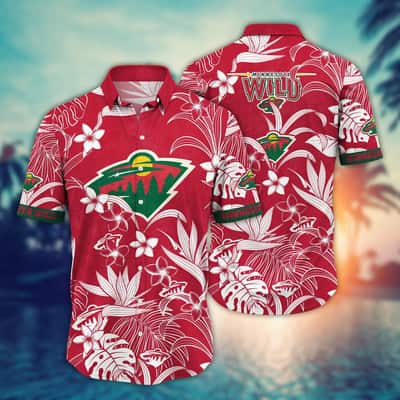 NHL Minnesota Wild Hawaiian Shirt Tropical Forest Gift For Beach Lovers NHL Minnesota Wild Hawaiian Shirt Tropical Forest Gift For Beach Lovers