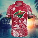 NHL Minnesota Wild Hawaiian Shirt Tropical Forest Gift For Beach Lovers NHL Minnesota Wild Hawaiian Shirt Tropical Forest Gift For Beach Lovers
