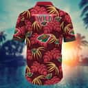 NHL Minnesota Wild Hawaiian Shirt Palm Leaves Beach Gift For Dad NHL Minnesota Wild Hawaiian Shirt Palm Leaves Beach Gift For Dad