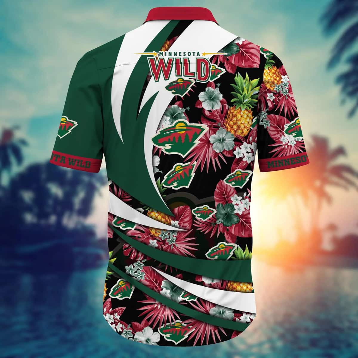 Tropical Aloha NHL Minnesota Wild Hawaiian Shirt Pineapple Gift For Best Friend Tropical Aloha NHL Minnesota Wild Hawaiian Shirt Pineapple Gift For Best Friend